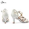 Iron Arrow Women's High Heel Satin Latin Dance Shoes