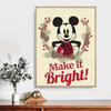 DIY Diamond Painting Handsome Mickey Cross Stitch Kit Mosaic Art Diamond Painting Full Circle Diamond Home Decoration