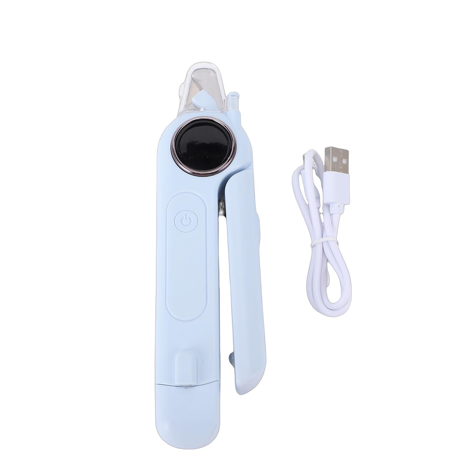 

2 in 1 Pet Nail Clipper Grinder with LED Light Quiet Cat Dog Nail Trimmer Grinder for Small Medium Large Dogs