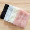Women Top Ultra-thin See-through Lace Long Sleeves Solid Color Loose Soft Casual Mock Neck Visible Spring Summer Shirt