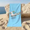 Cute B-Bugcat-Capoo Cartoon Beach Towel For Beaches Yoga Studios Gyms Hot Springs Swimming Pools And Picnics