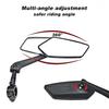 Bike Mirror 360 Degree Rotatable Cycling Rear View Mirrors Handlebar Rearview Mirror Safe Mirror