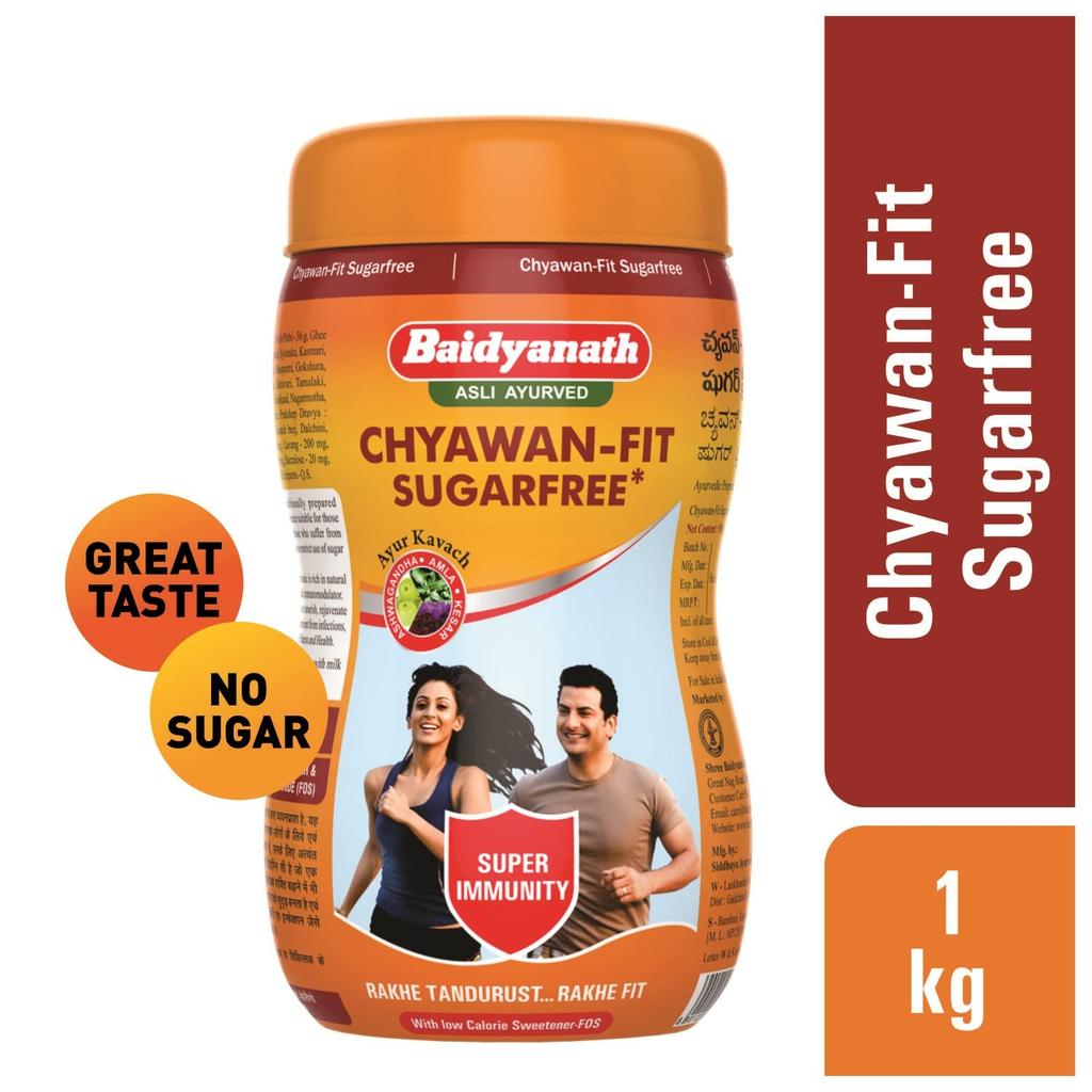 Baidyanath Asli Ayurved Chawan-Fit Sugar Free Chyawanprash, Immunity Booster - 1.5 Kg (Combo Pack)