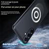 For Samsung Galaxy S25 Case Graphene + Brass Heat Dissipation Silicone PC Phone Cover Support Magnetic Car Mount