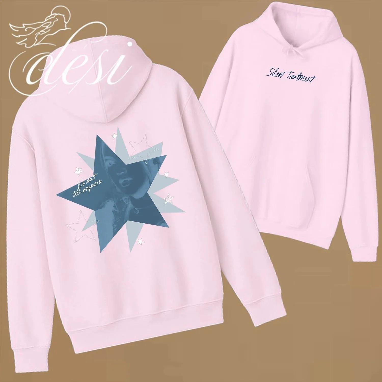

Freya Skye Silent Treatment 2026 Youth Pullover Y2K Casual Loose Hoodies Sweatshirts Sports Oversize Tops Unisex Fans Gift XL чорний