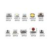 250Pcs 10-Types Tactile Push Button Switch Car Remote Control Keys Tablet Actile Push Button Touch Microswitch Assortment Kit