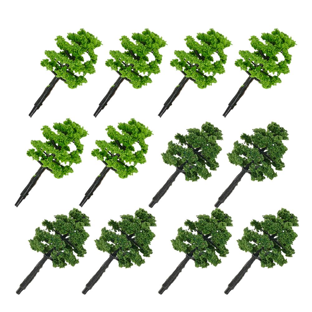 Trees Green 50mm Accessories Bushy Dark Green Decoration