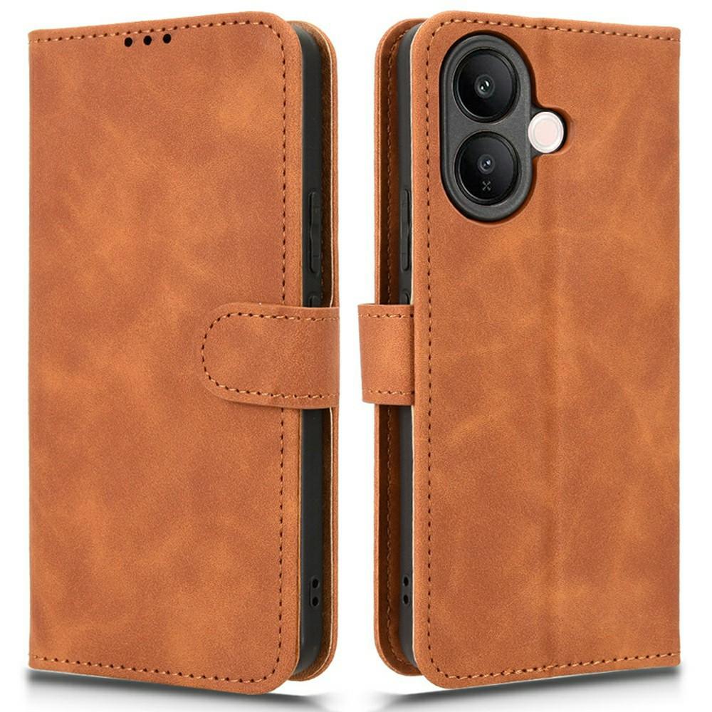 For vivo V60 Lite 4G/5G Leather Case Skin Feel Anti Drop Wallet Flip Phone Cover