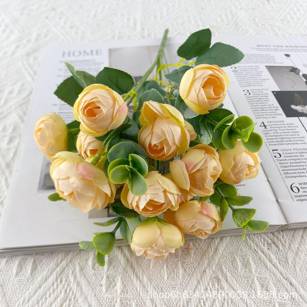 Direct Sales Of 15 Small Linglong Small Tea Bags, Simulated Flowers, Home Decoration, Wedding Photography, Camping Decoration