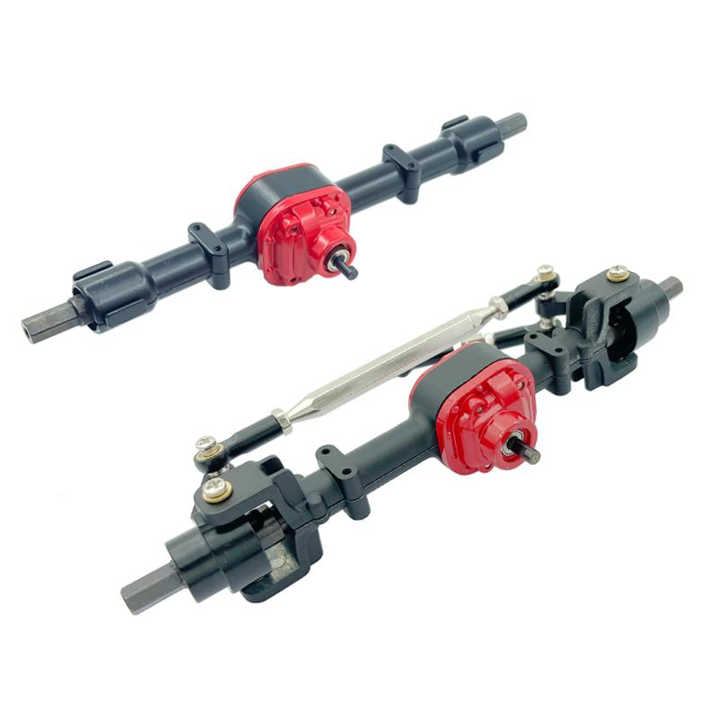 RC Car Metal Gear Front&Rear Bridge Axle Set for MN D90 D91 D96 99S FJ45 1/12 RC Car Upgrade Parts Accessories