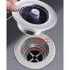 Pop Up Kitchen Sink Drain Filter and Plug, Made Of 304 Stainless Steel