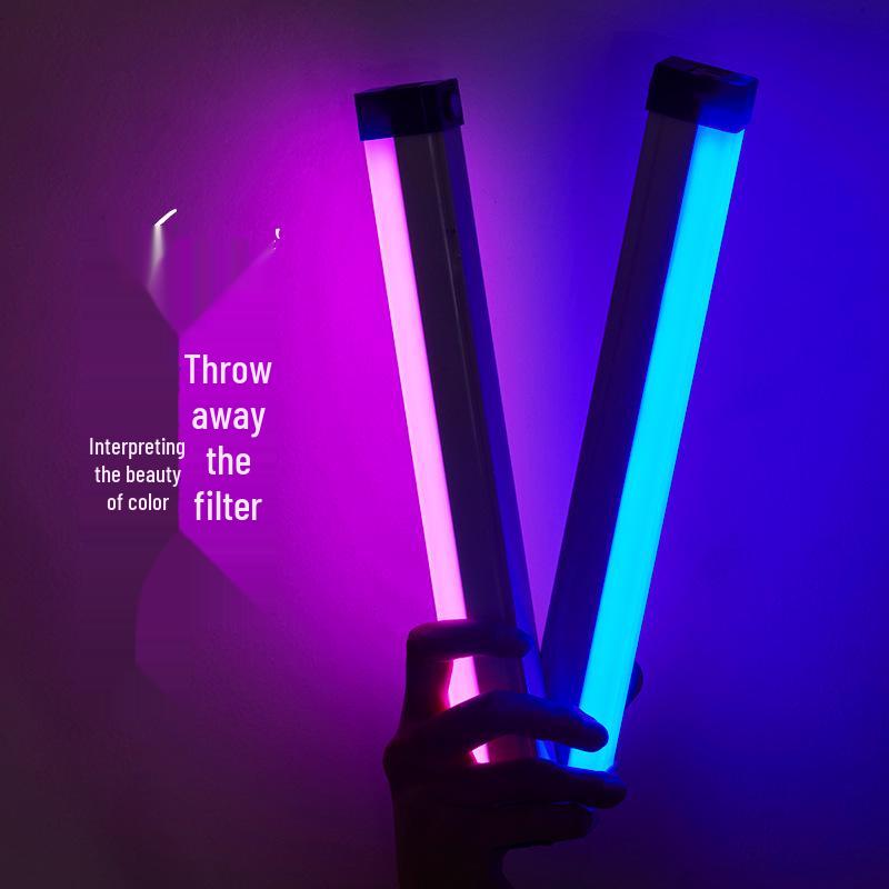 Rechargeable LED Colorful Light Tube for Influencers with Dimming Feature for TikTok and Live Streaming