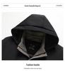 2025 Men's High-End Mid-Length Down Jacket with Detachable Liner - Cold-Proof and Casual for Autumn/Winter