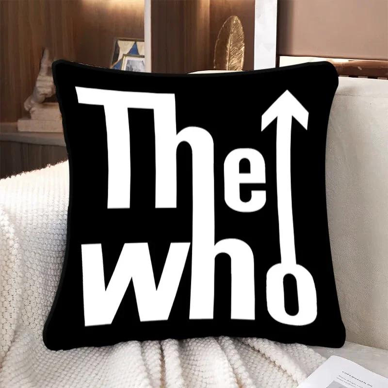 The Who Pillowcase Sofa Cushions Pillows Covers Home Decorative Cushion Cover 45*45 Double Sided Printing Square Pillow Cases