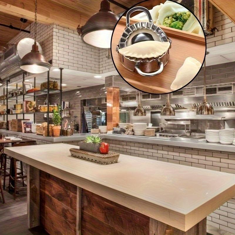 2pcs Stainless Steel Dumpling Maker - Easy-to-Use Press and Cutting Tool for Perfect Dumplings, Pies, and Pastries - Essential Kitchen Gadget