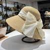 Travel anti-ultraviolet cool big brim straw hat women's summer seaside vacation sun protection beach sun hat