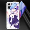 Anime Cute REM Phone Case For Xiaomi Mi POCO X3 NFC GT M4 M3 12 11T 10T Pro A3 11 Lite NE 5G 12X 11i F3 Soft TPU Black Cover
