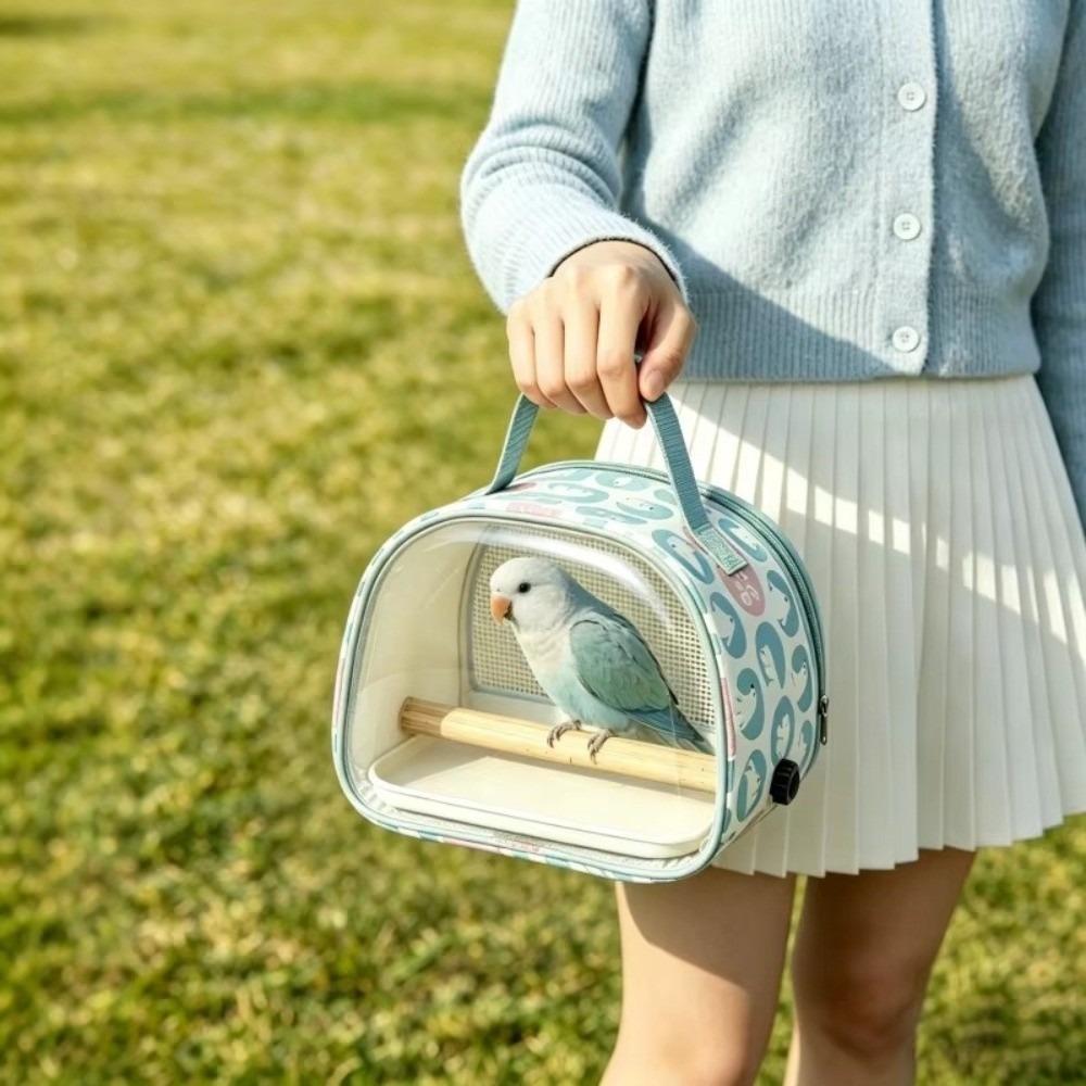 Breathable Pet Carry Bag Handheld Small Pet Bag Portable Bird Carrier Bag Lizards Hamsters
