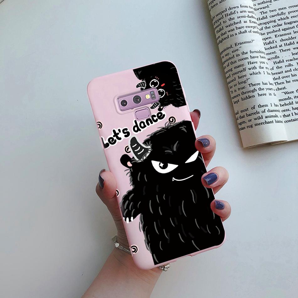 For Samsung Galaxy Note 9 Case Cover Cute Cat Cartoon silicon Back Cover TPU Funda For Samsung Galaxy Note 9 Note9 Phone Case