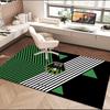 1 Stück Teppich Sassuolo Fußballwappen Design Teppich, Stuhlteppich, Läufer für Büro Schlafzimmer Wohnzimmer Schlafzimmer, Fußabtreter Dekoration Weihnachts-Fan-Geschenke