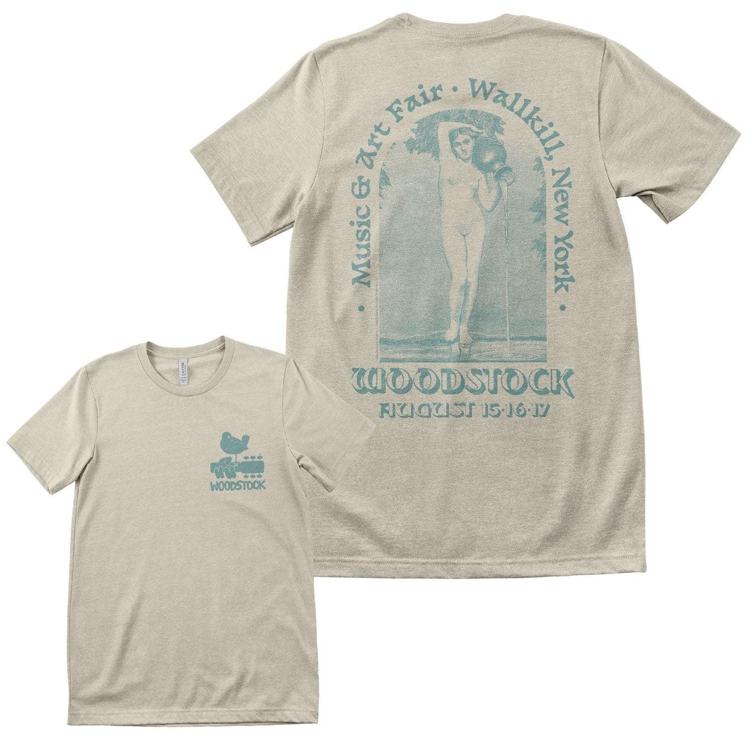 Officially Licensed Woodstock Music Art Fair Mens T-Shirt XXXXL