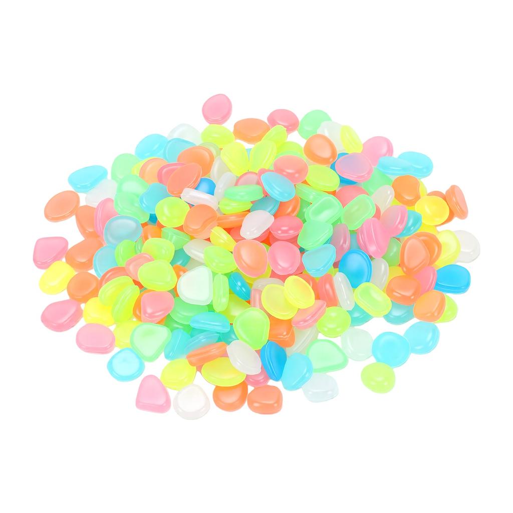 Glow In The Dark Rock Polished Edges Water Proof Night Guide Pebbles for Outdoor Fish Tank Landscaping Pathway Garden