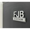 FJB Edition Sticker Car Emblem 3D Raised Letters Decal for Truck Chrome/Black