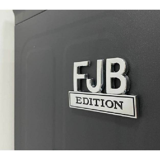FJB Edition Sticker Car Emblem 3D Raised Letters Decal for Truck Chrome/Black