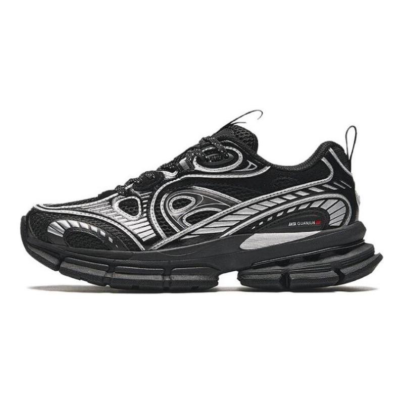 Anta Women Champion Series AG-G01 Low Casual Shoes Black Silver 122438805A-1 37.5