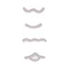 KIYOHARA Oshinui Sewn Face Patch Iron-on S Size A Mouth Assortment 4 Pieces NUIW-27