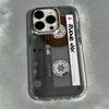 Intage Cassette Tape Photo Frame Soft Phone Case For iPhone 17 Air 16 e 15 14 13 12 11 Pro Max Plus SE Shockproof Cover