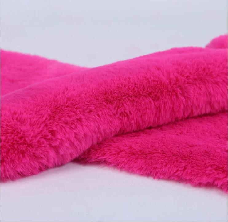 50x170cm Thickened Imitation Rabbit Plush Fabric Fur 2cm Soft Faux Fur Fabric DIY Collar Of Coat/Clothing Accessories/Scarves
