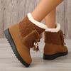 Snow Boots Female 2025 Winter New Korean Version of The Hundred Anti-slip Waterproof Cotton Shoes Mid-calf Padded Warm Boots