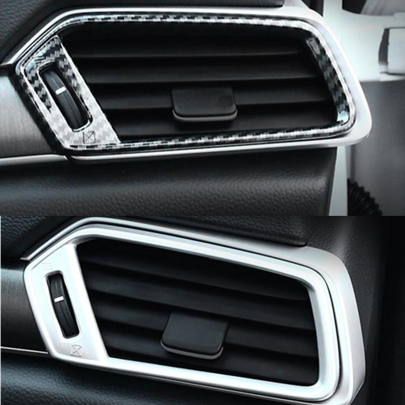For Honda Accord 10th 2018      Car Switch Vent Outlet Air Condition Panel Control Trim Frame Stick 2PCs