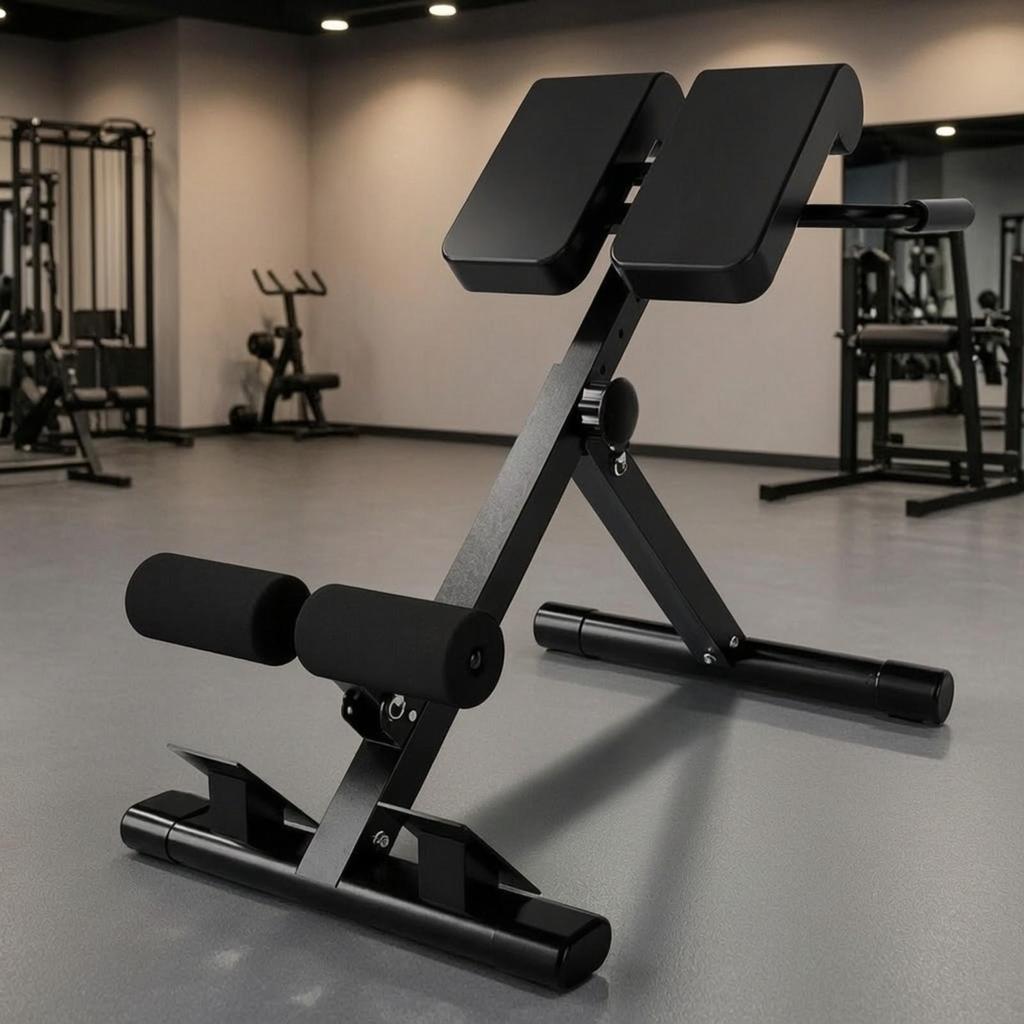 Foldable Hyperextension Chair Sturdy Back Extension Machine Long-Lasting