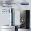 TOMIC 410ml Double-Wall Pure Titanium Insulated Tea Bottle