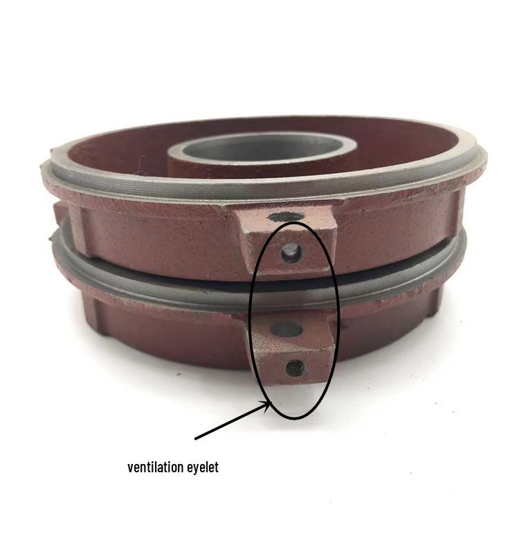 Horizontale Motor-Endkappe für Y80-355, 5,5 kW, Vorder- und Rückseite