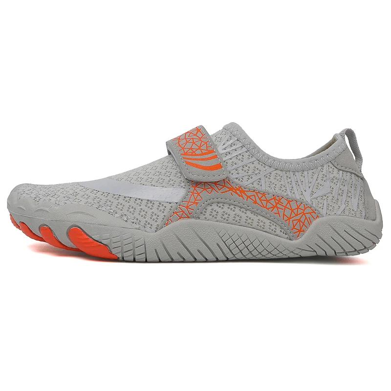 Pánské aqua boty vodní tenisky plavecké boty plážové barefoot rychleschnoucí aqua slipstop boty bazénové ponožky jóga surfování cvičení