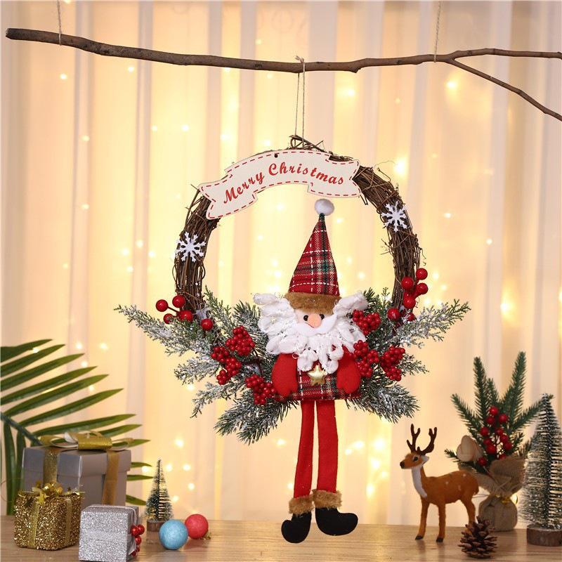 Christmas Wreath for Hotel or Mall Door Hanging Decorations
