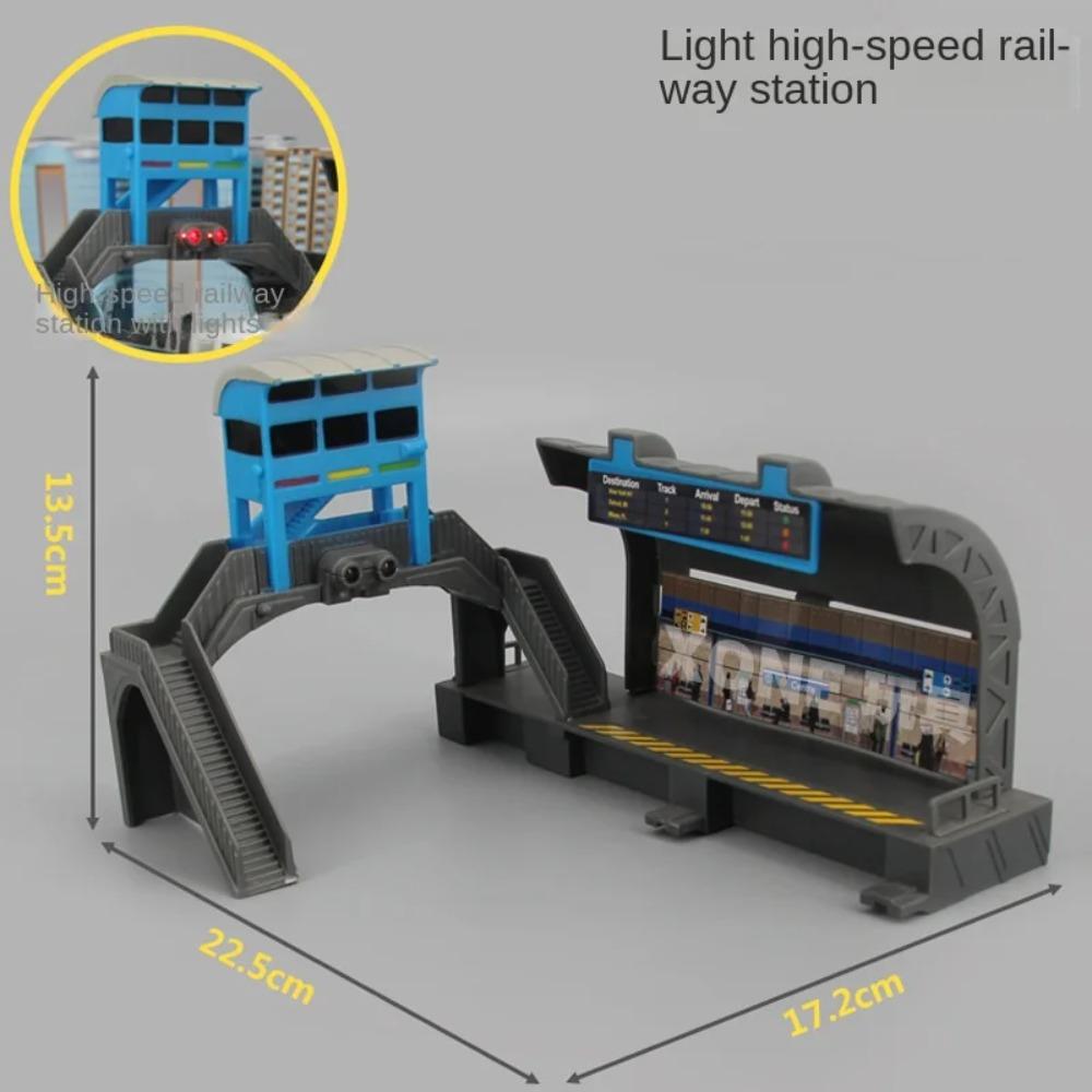 Hochgeschwindigkeitszug Waggon Modell Eisenbahnwagen Bausatz DIY Set Szenenteile Zubehör Geschenk Spielzeug