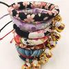 Japanese Style Cat/Dog Collar with Bell & Engravable Tag - Adjustable Pet Necklace