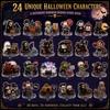 Desktop Decoration for with Mini Day Haunted Calendar 24 Halloween Advent Countdown Box Trick or