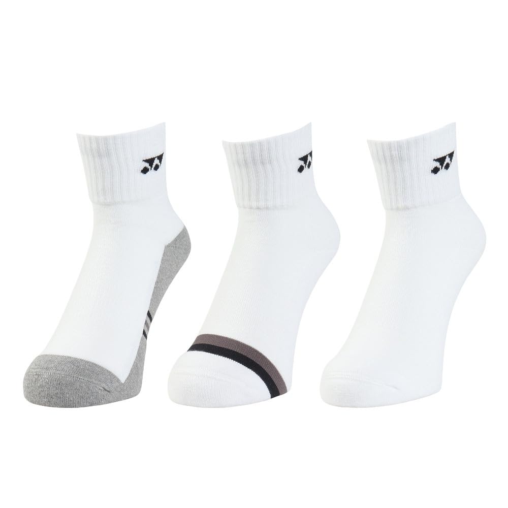 

носки до щиколотки Yonex, теннисная одежда, лимитированное мероприятие для заказов 19234Y Набор 3 , мужские (3P2025SS) & Аксессуары, Издание, белый