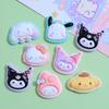 10 Pcs New Kawaii Cartoon Kitten, Puppy, Rabbit Resin Flat Back Scrapbook Figurine Diy Bow Decor Accessories Crafts A14