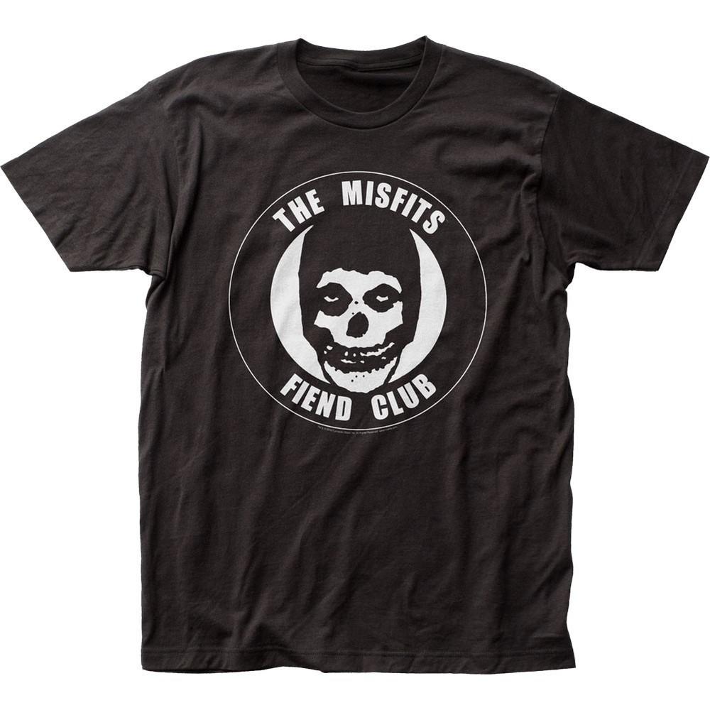 

The Misfits Fiend Club Mens T Shirt Music Classic Concert Rock Band Tee Black Unisex T-Shirt M