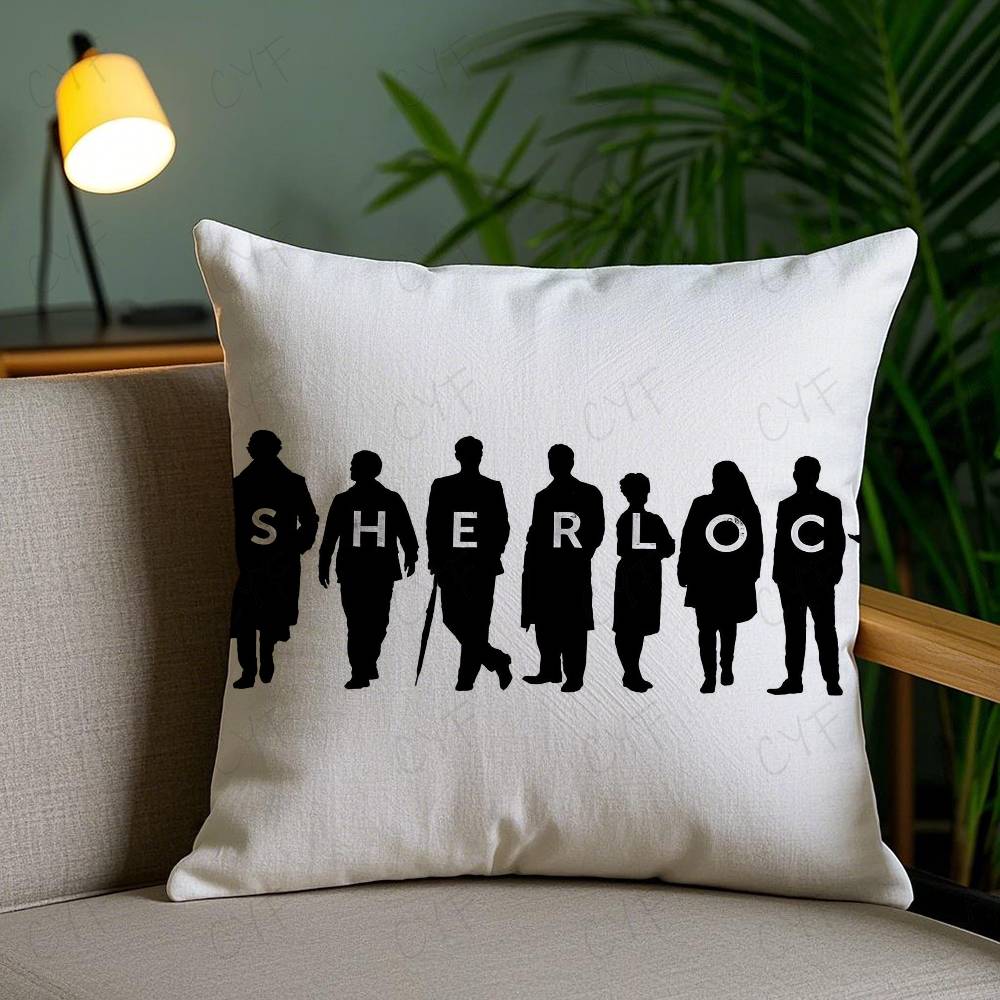 Hot Movie S-Sherlocks Pillow Case Custom Printed Brushed Fleece Pillow, Baby Skin-Touch, Eco-Friendly Dye-Sublimation Cushion Fo