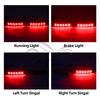 Harley Motorcycle Touring Side Box & Fairing Lights with Double Headlights