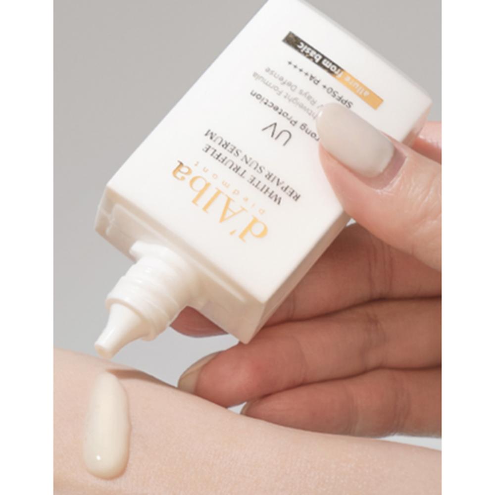 d'Alba White Truffle Repair Sun Serum SPF50+ PA++++ 35ml – Serum Texture UV Shield, Repair Support, Korean