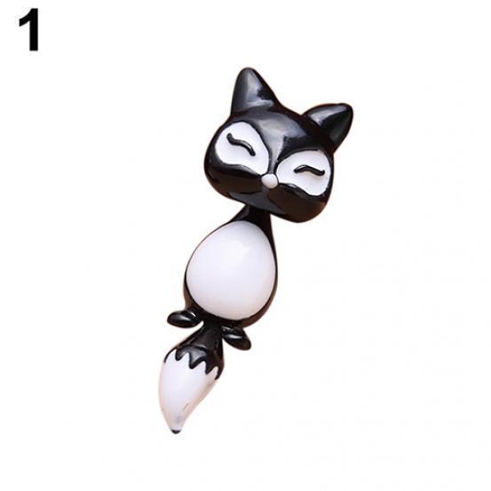 1Pc Animal Cute Fox Stud Earrings For Women Jewelry Gift