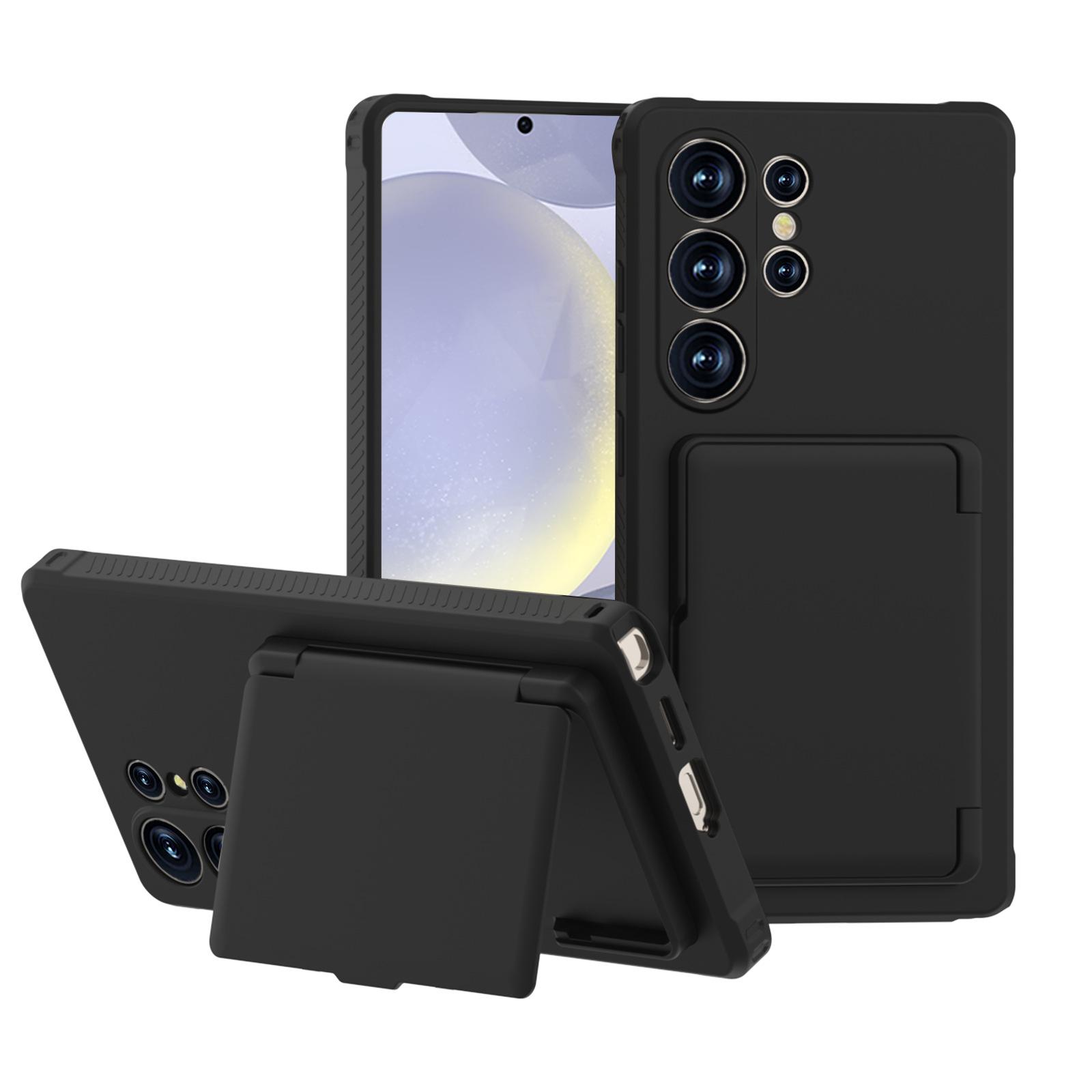 

Подходит для чехла для мобильного телефона Samsung S25UItra, противоударный, складное зеркало, держатель для карт, чехол для мобильного телефона из ПК S25